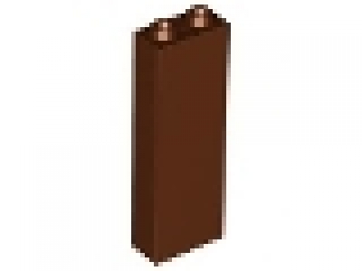Säulenstein 1x2x5 rotbraun 2454
