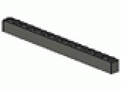 Stein 1x16 altes dunkelgrau