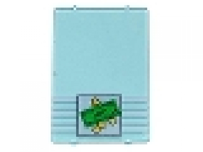Glaseinsatz tr hellblau Geld 2494pb03 für Fenster 1 x 4 x 5
