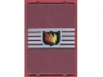 Glaseinsatz tr hellblau, Feuer 2494pb07 für Fenster 1 x 4 x 5