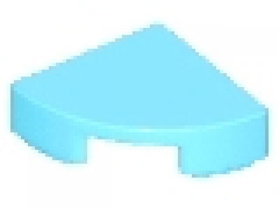 Lego 1/4 Rundfliese 1 x 1 mittelazure 25269