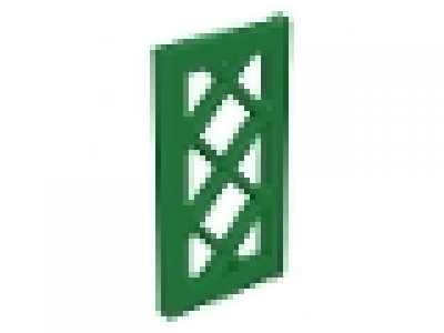 Fenstergittereinsatz für 1x4x3-Fenster grün