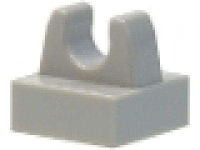 Lego Fliese 1 x 1 mit Clip neues hellgrau 2555 neu