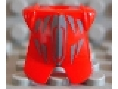 Armor Breastplate with Leg Protection rot 2587pb04