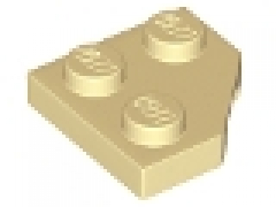 Diagonalplatte 2x2 tan