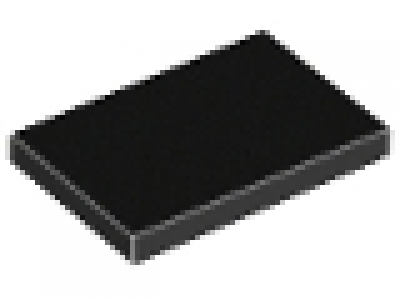 Lego Fliesen 2 x 3 schwarz, neu