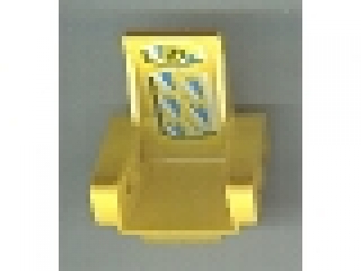 Lego Technic Sitz gelb mit Aufdruck