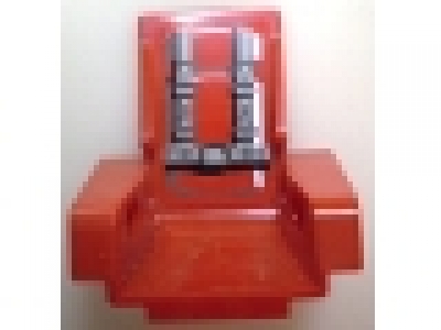 Lego Technic Sitz rot mit Aufdruck