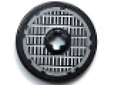 Lego Technic, Disk 3 x 3, schwarz 2723pb017