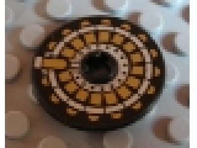 Lego Technic, Disk 3 x 3, schwarz 2723pb043