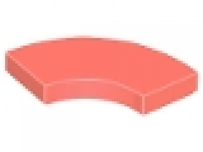 Lego Fliese Round Corner 2 x 2 Macaroni, coral