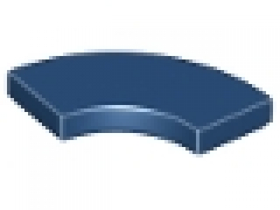 Lego Fliese Round Corner 2 x 2 Macaroni, dunkelblau