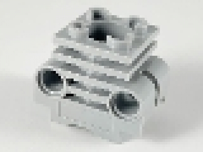 Lego Zylinderkopf neues hellgrau neu