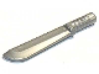 Minifigure, Weapon Machete, flat silver