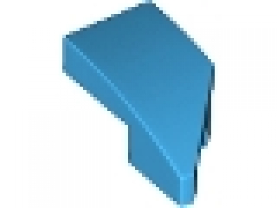 LEGO Wedge 2 x 1 x 2/3 Left, dunkelazure