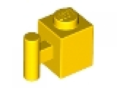 Stein mit Griff 1 x 1 gelb 2921