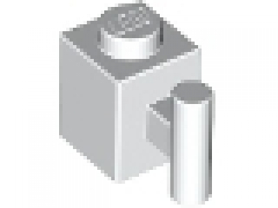 Stein mit Griff 1 x 1 weiß 2921 neu