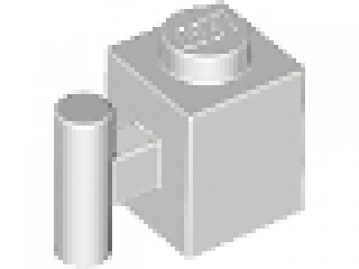 Stein mit Griff 1 x 1 altes hellgrau 2921