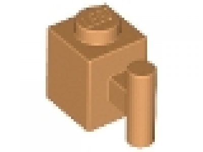 Stein mit Griff 1 x 1 nougat 2921