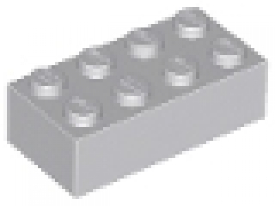 Stein 2x4 neues hellgrau 3001 neu