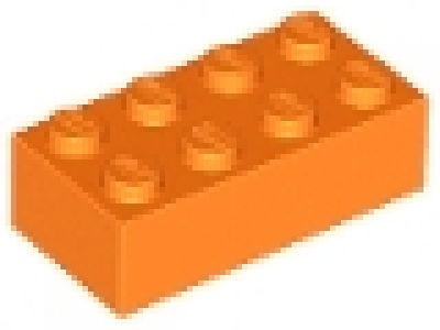 Stein 2x4 orange neu