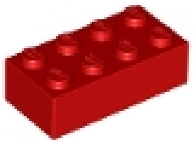 Stein 2x4 rot neu