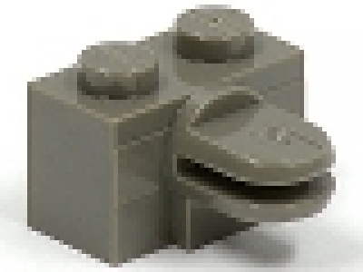 Gelenkstein  1x2x1 altes dunkelgrau