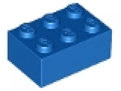 Stein 2x3 blau