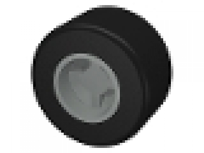 Rad mit Felge 8mm D. x 9mm   neues hellgrau