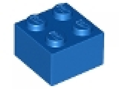 Stein 2x2 blau neu