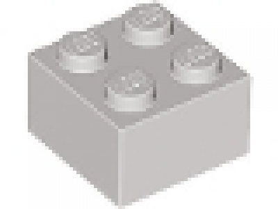 Stein 2x2 altes hellgrau