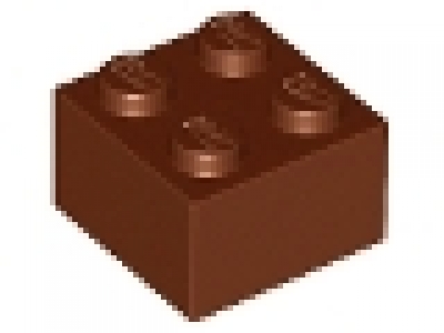 Stein 2x2 rotbraun