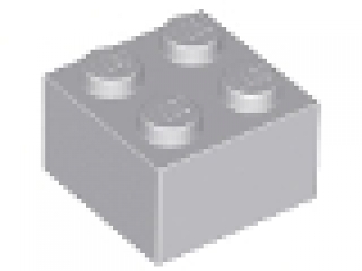 Stein 2x2 neues hellgrau 3003, neu