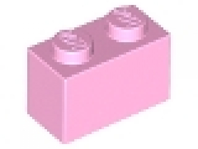 Stein 1x2 mittelpink