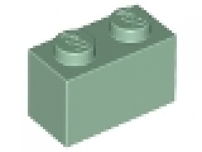 Stein 1x2 sandgrün 3004 neu