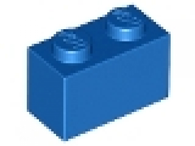 Stein 1x2 blau