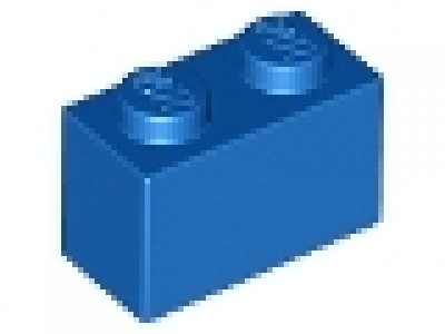 Stein 1x2 blau 3004 neu