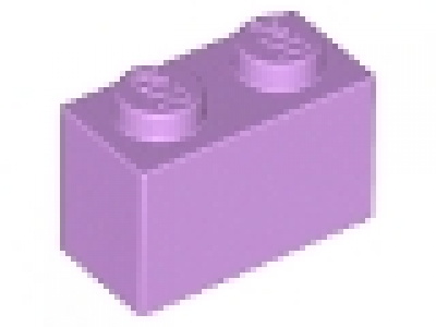 Stein 1x2 mittel lavender 3004