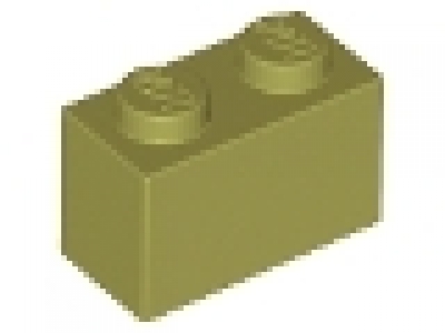 Stein 1x2 olivegrün