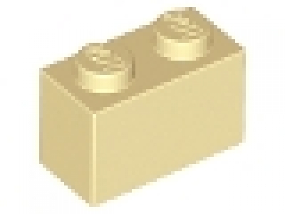 Stein 1x2 tan / beige