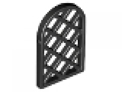 Gitterfenstereinsatz schwarz 30046 neu