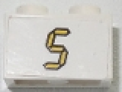 1 x 2 Stein 3004pb136 weiß
