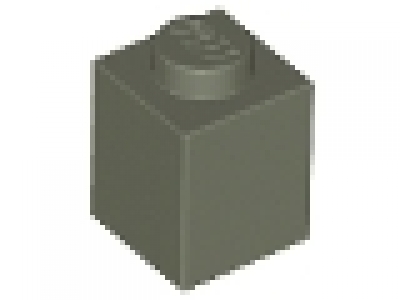 Stein 1x1 altes dunkelgrau