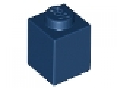 Stein 1x1 dunkelblau 3005