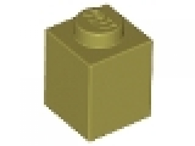 Stein 1x1 olivegrün 3005