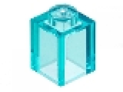 Stein 1x1 tr hellblau