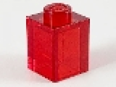 Stein 1 x 1 tr rot 3005