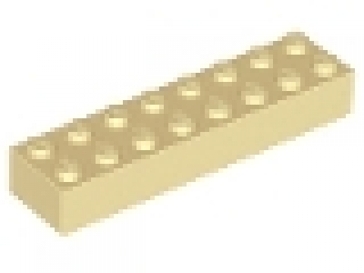 Stein 2x8 tan / beige , neu