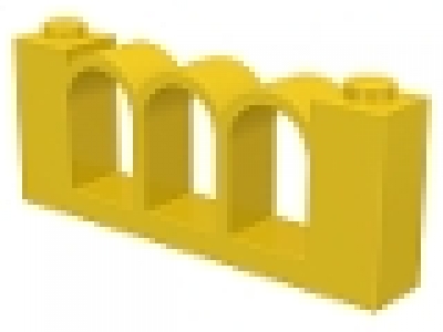 Zaun 1x6x2 gelb 30077