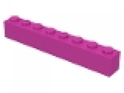 Stein 1x8 dunkelpink